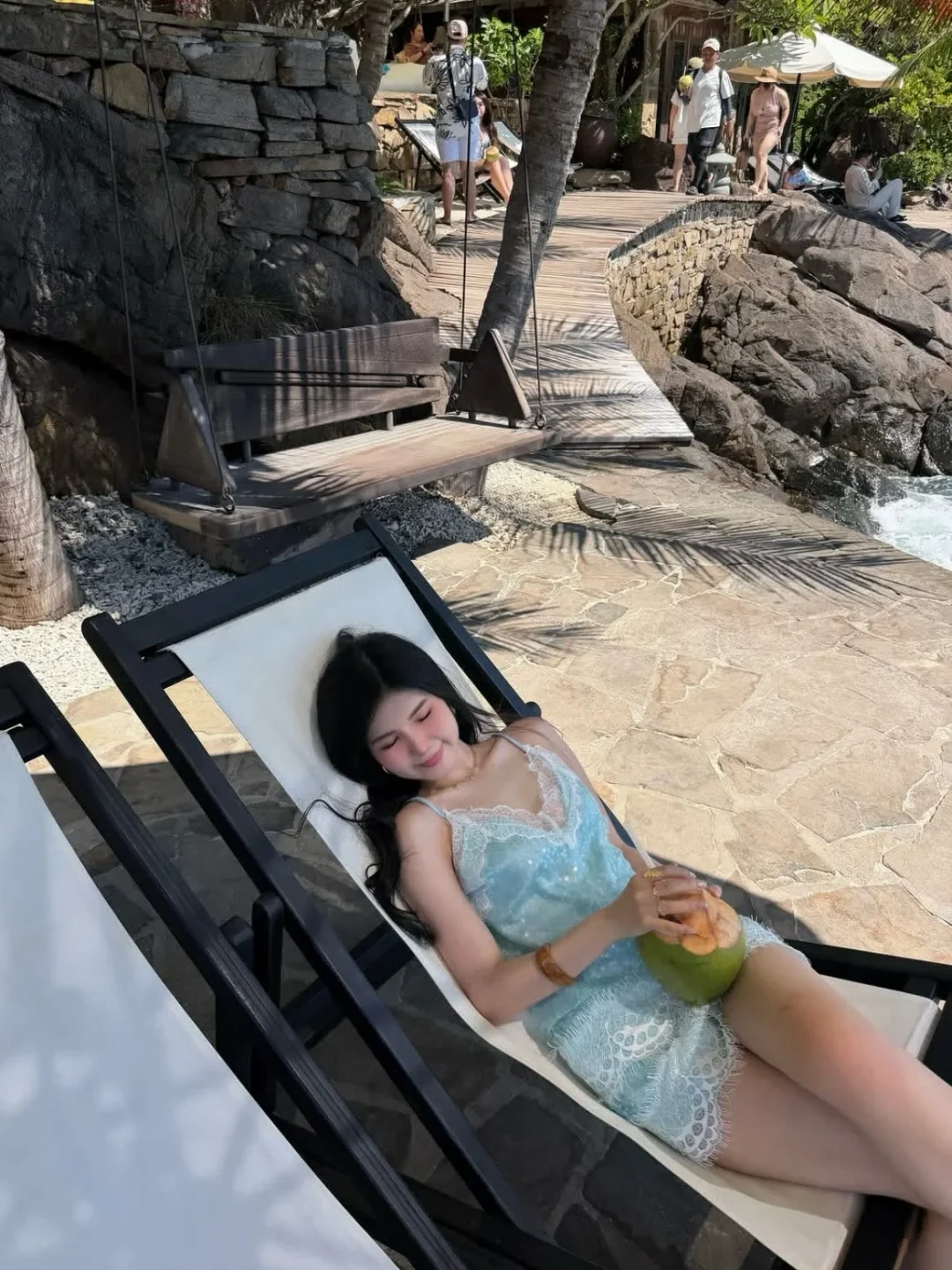 Photo 5 of Set sequin ren xanh nhạt Simoi nữ