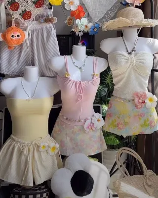 Ảnh 1 của Set croptop chân váy pastel nữ tính
