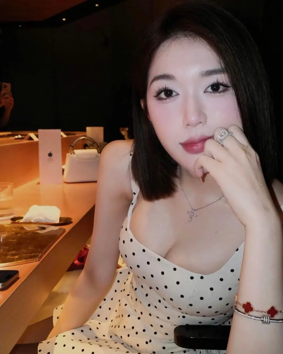 Ảnh 4 của Váy chấm bi hai dây Lsoul size M