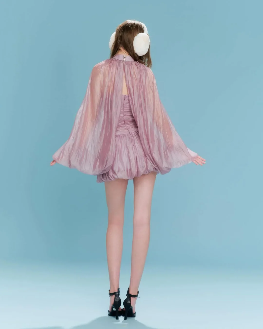 Ảnh 8 của Váy tulle tay bồng hồng pastel Glorious