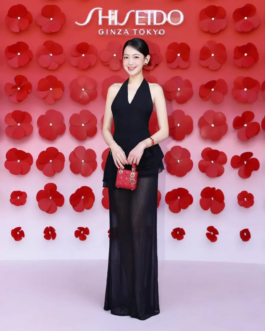 Photo 1 of Đầm maxi đen cổ yếm XIPI size S