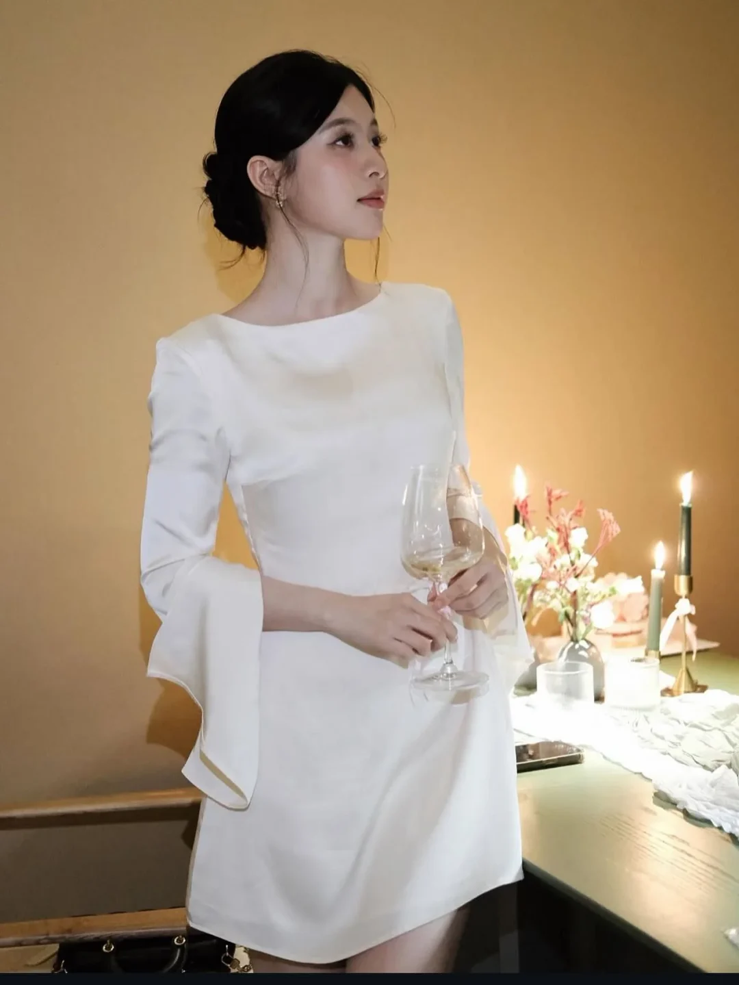 Ảnh 8 của Váy trắng tay loe nữ Joie Des Roses