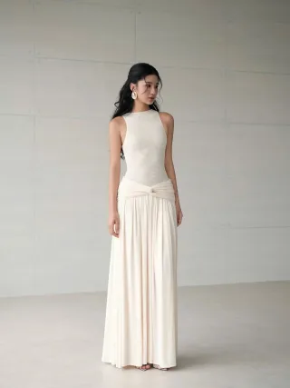 Photo 1 of Set váy maxi trắng kem Deliciae size S
