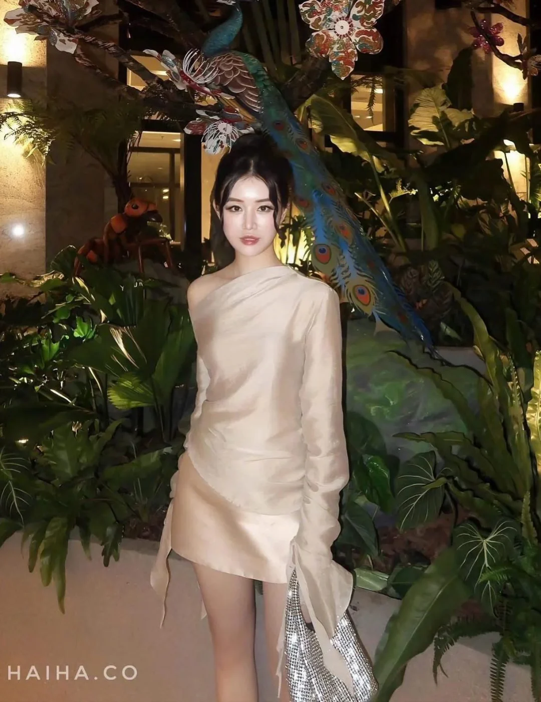 Photo 5 of Set áo váy lệch vai kem HAI HA