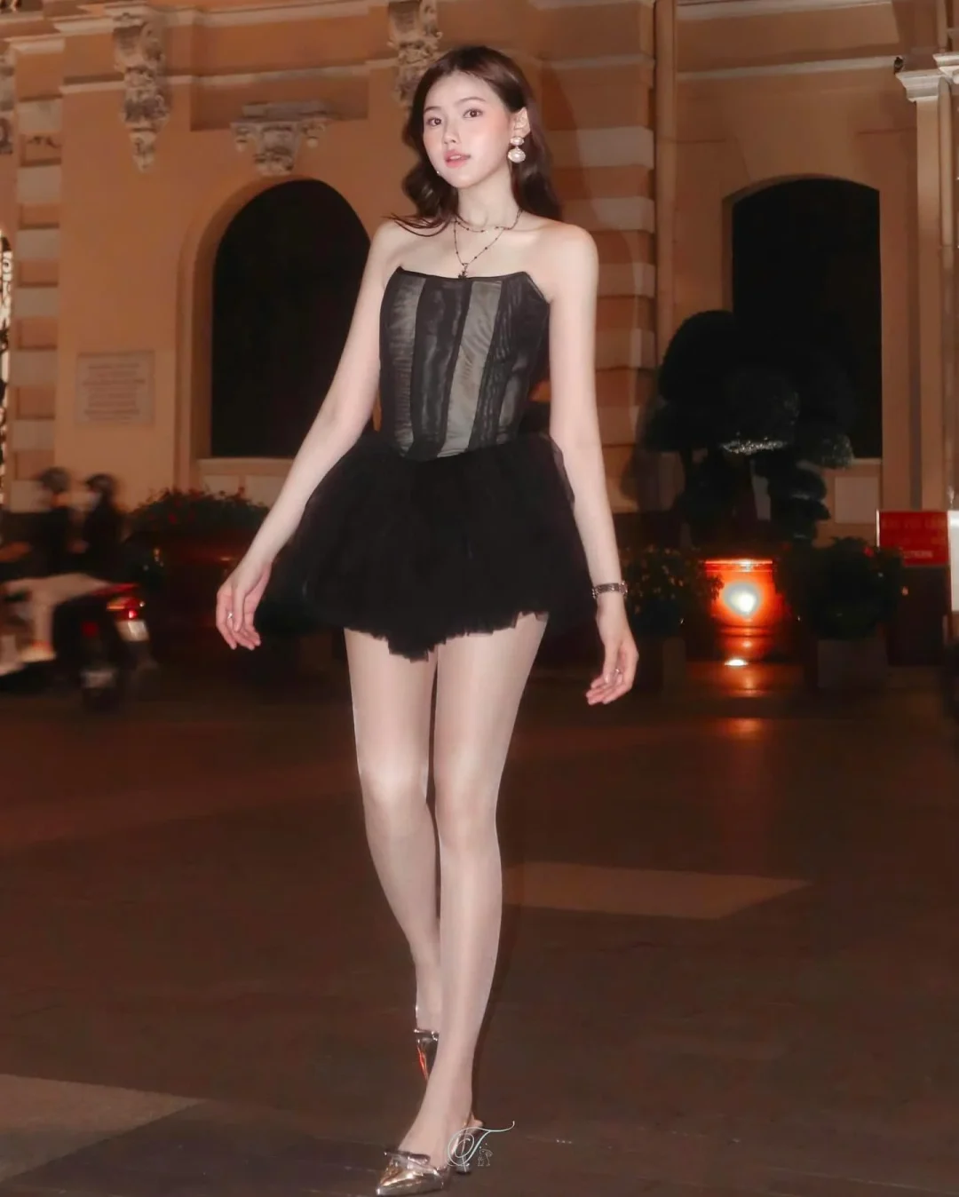 Ảnh 5 của Set corset tutu đen Tipblu nữ