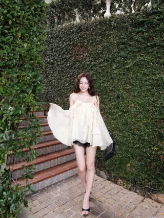 Photo 2 of Set bèo voan kem Enka nữ tính