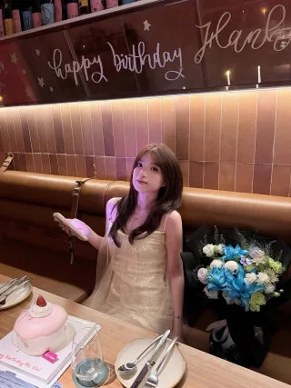 Ảnh 3 của Đầm kim sa hai dây be Amelie