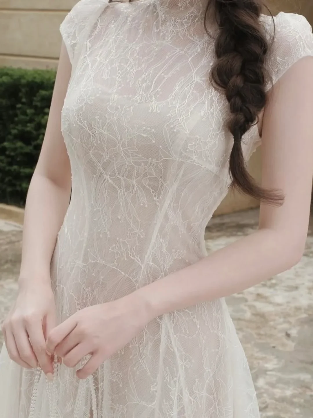 Ảnh 4 của Váy ren trắng vintage Sò Vintage