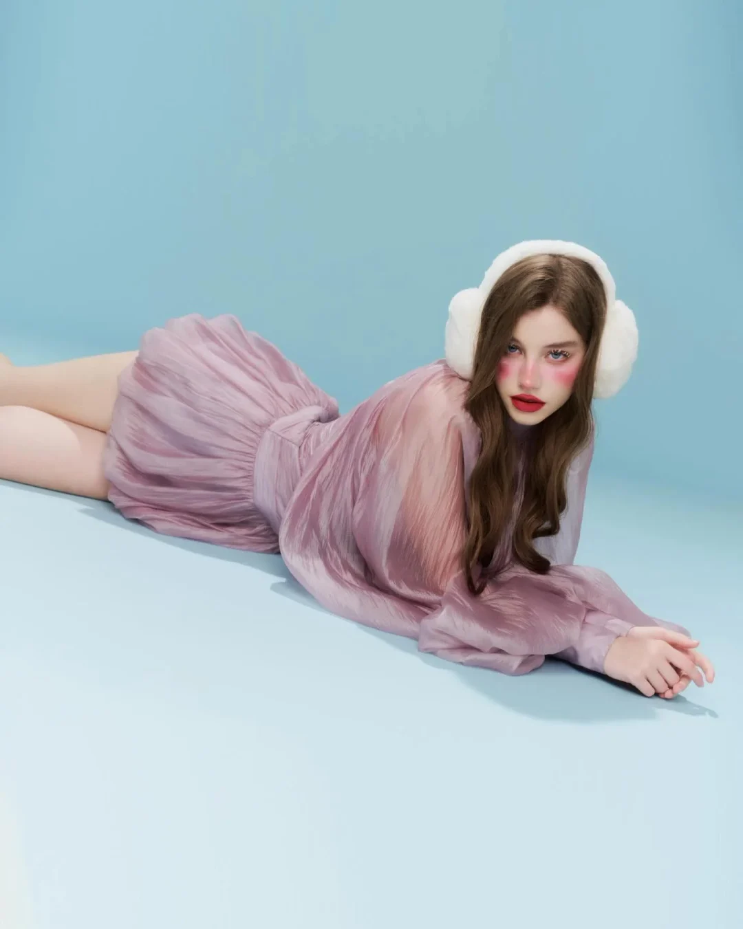 Ảnh 7 của Váy tulle tay bồng hồng pastel Glorious