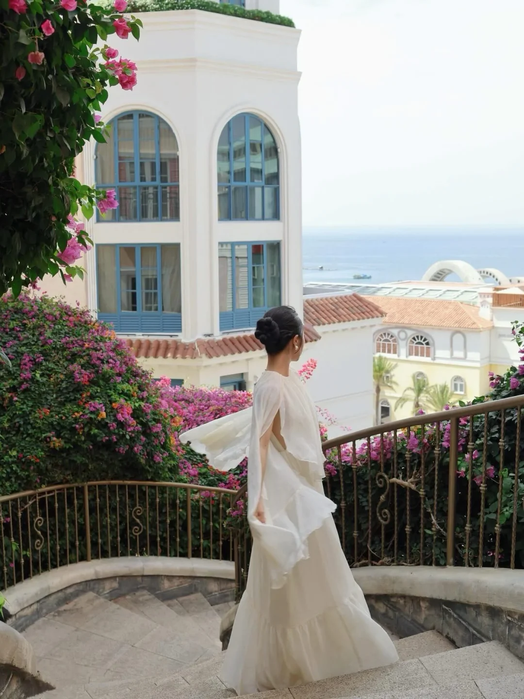 Ảnh 4 của Váy maxi trắng NAN size S nữ