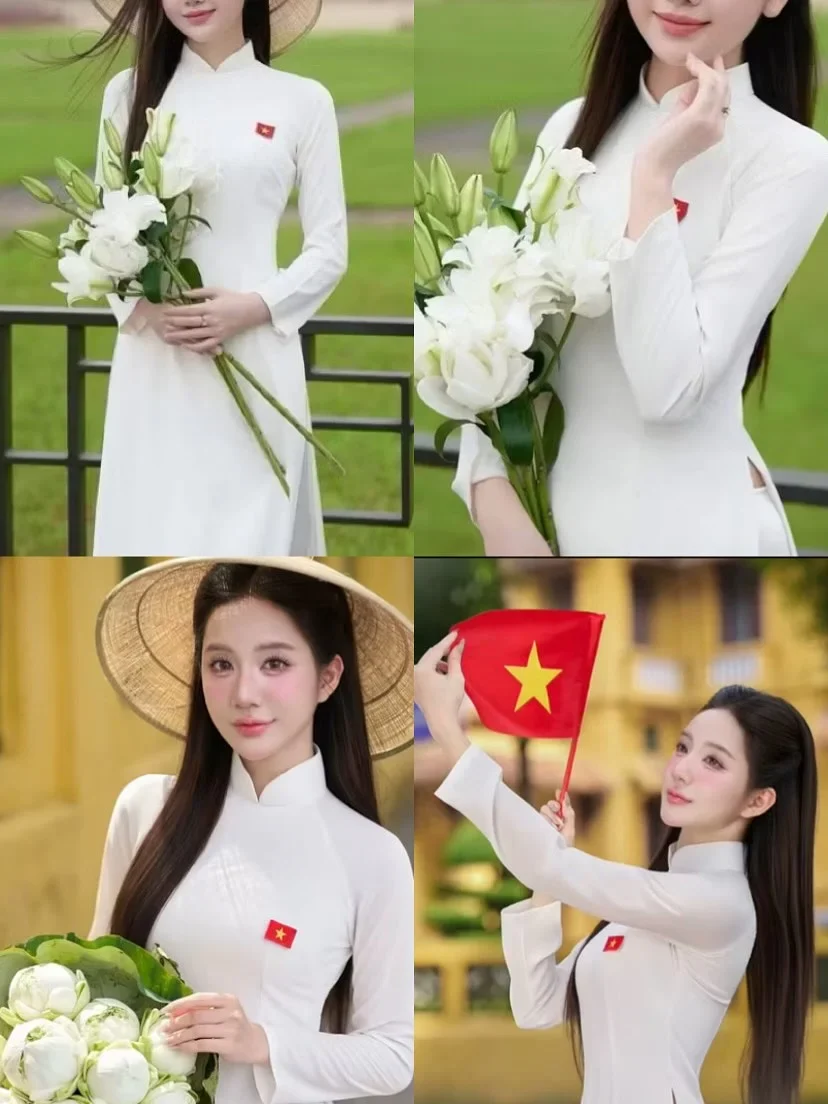 Photo 4 of Áo dài truyền thống thuê dịp Quốc khánh