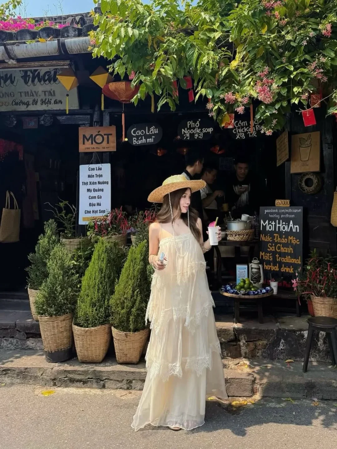 Photo 1 of Váy maxi ren kem hai dây nữ