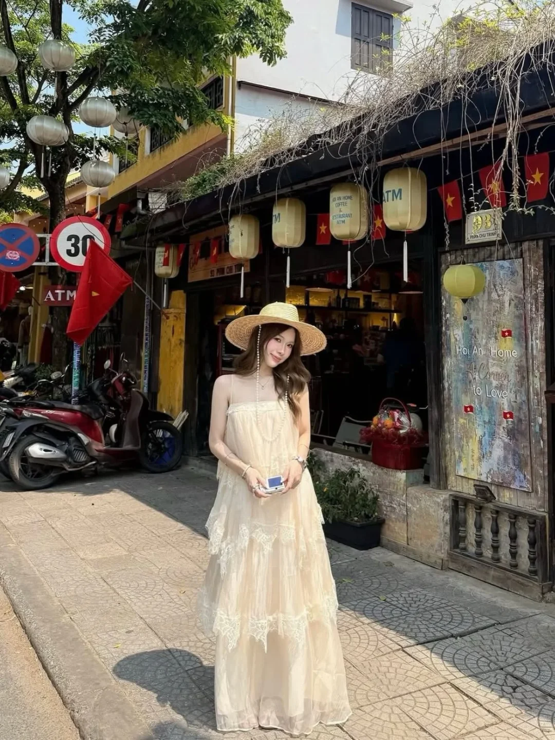 Photo 3 of Váy maxi ren kem hai dây nữ