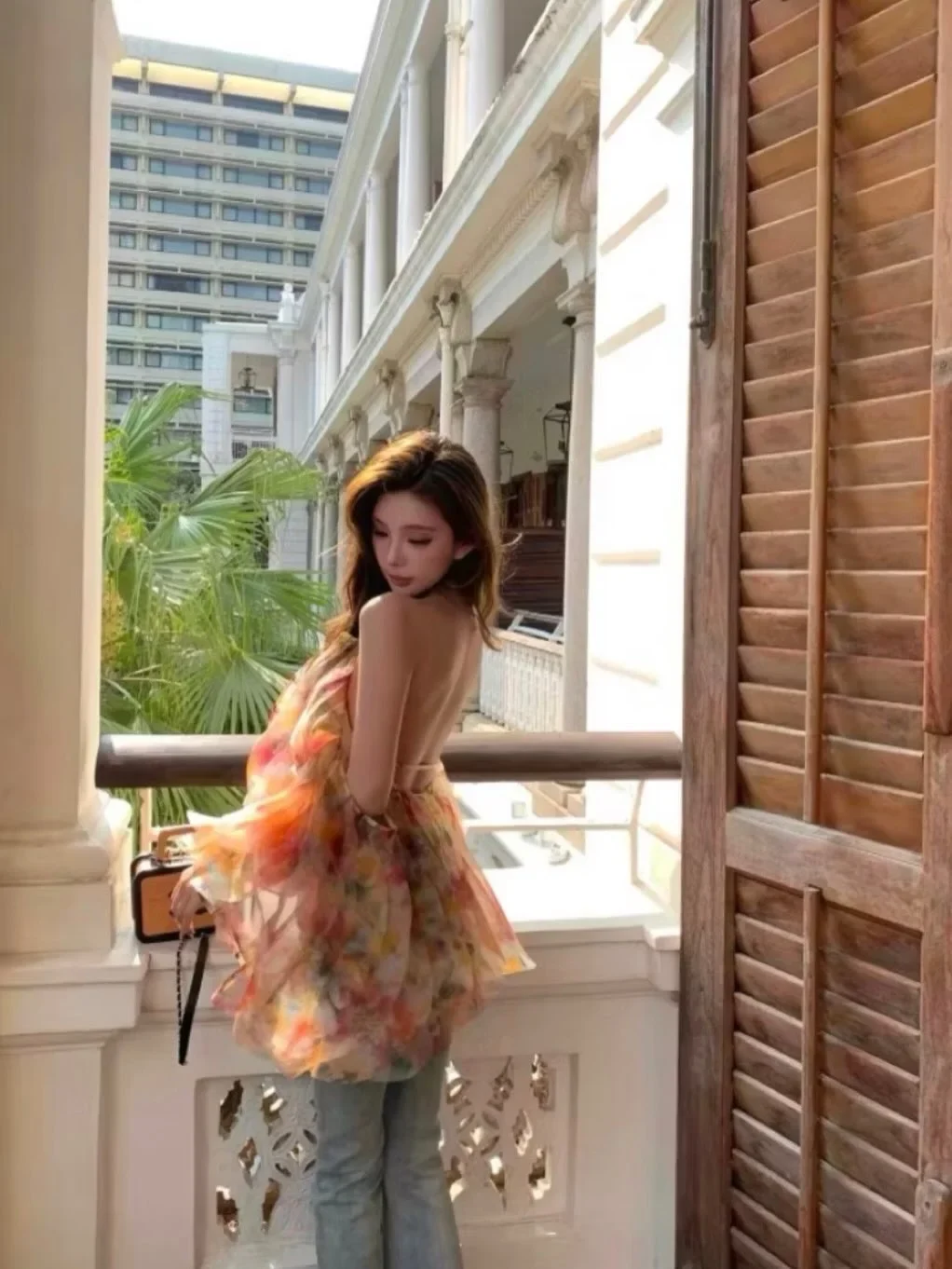 Photo 4 of Đầm voan hoa Zimmermann bản VIP