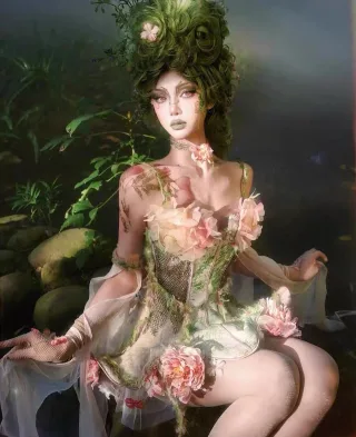 Ảnh 2 của Set váy Forest Fairy corset Blood Supply