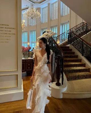 Photo 1 of Váy tiệc trắng Rosanie NAN size S
