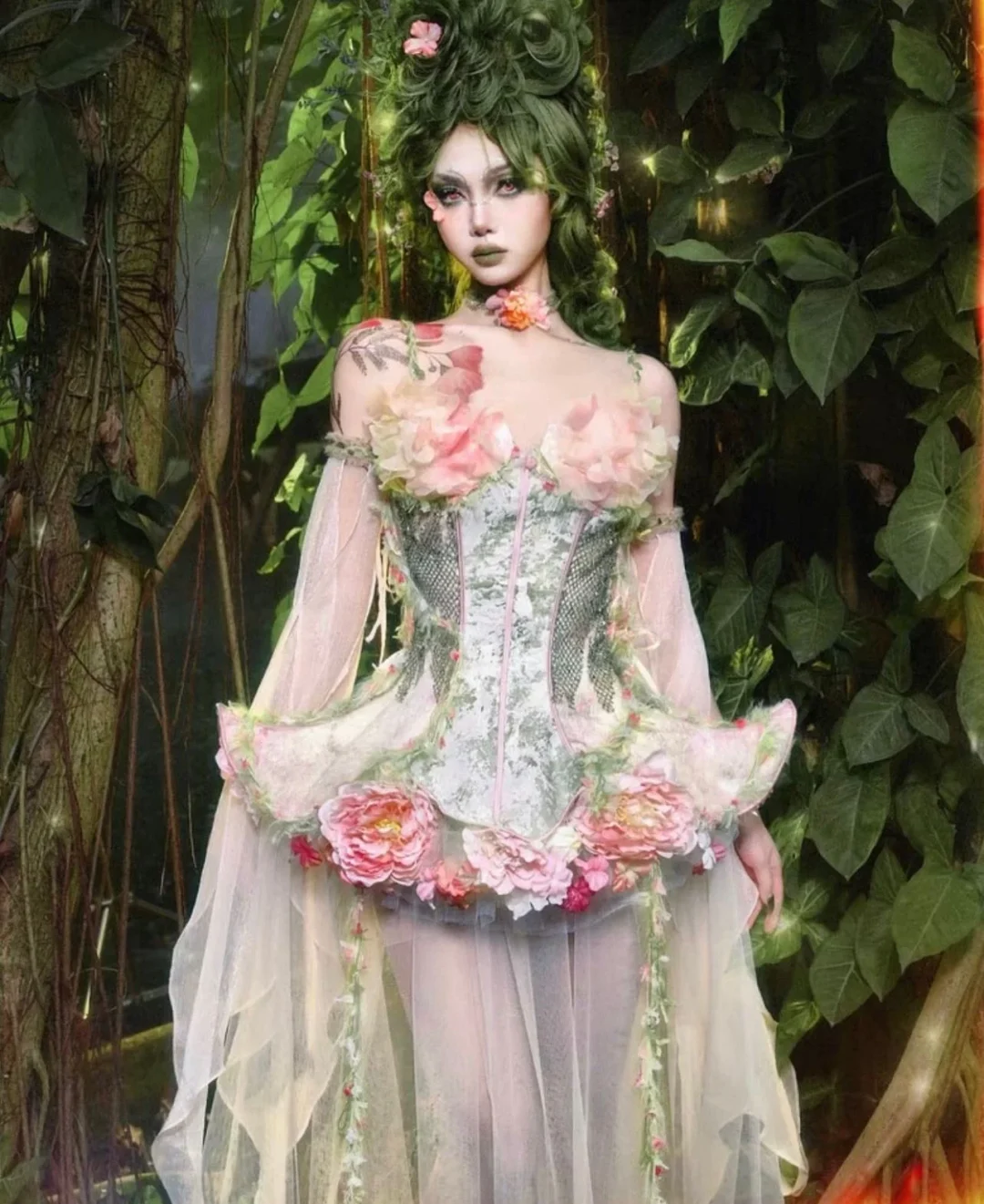 Ảnh 4 của Set váy Forest Fairy corset Blood Supply