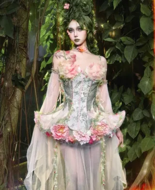 Ảnh 4 của Set váy Forest Fairy corset Blood Supply