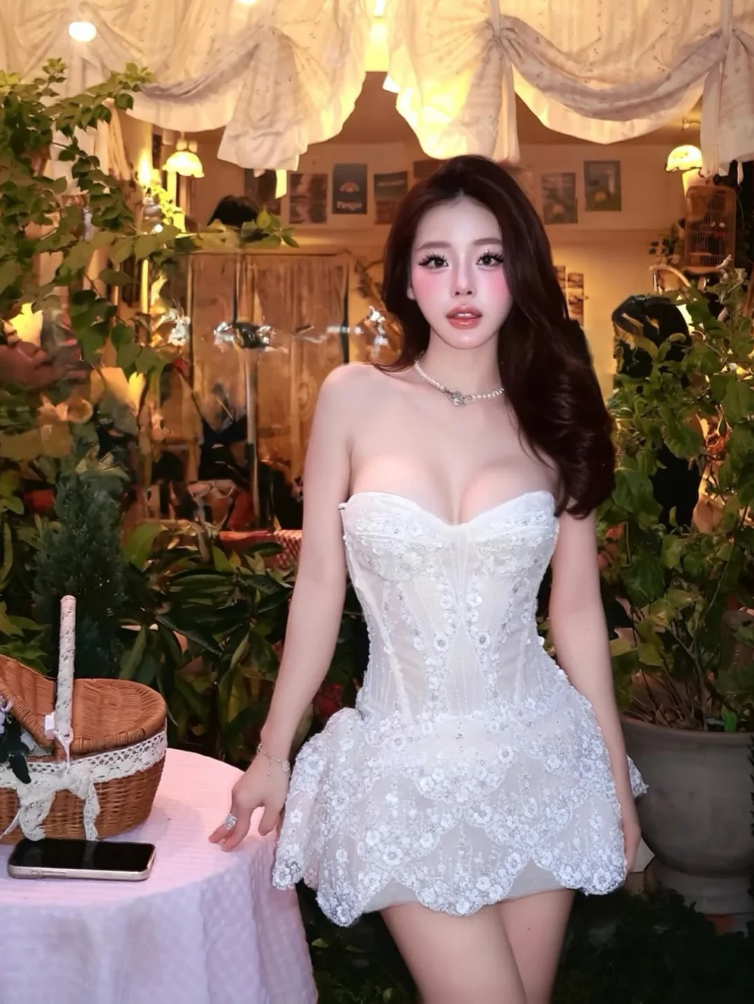 Ảnh 7 của Váy corset ren be ngắn Julie