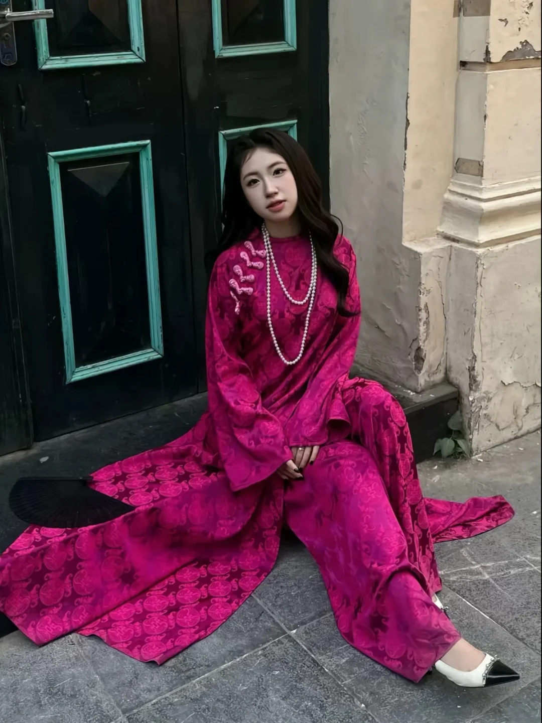 Ảnh 6 của Áo dài hồng Mãn Anh Đường freesize