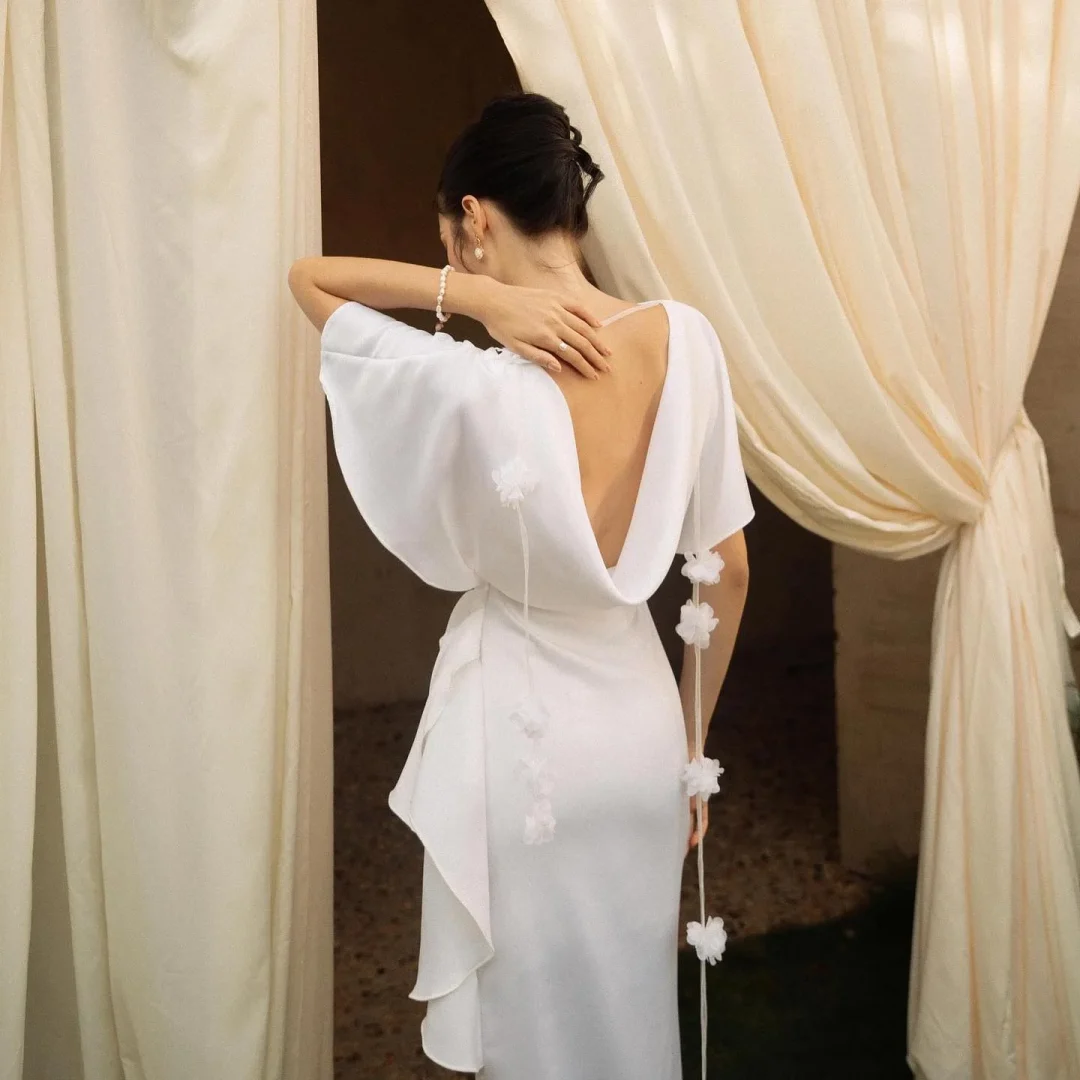 Ảnh 2 của Váy dạ hội trắng Keira HANGKAO size S