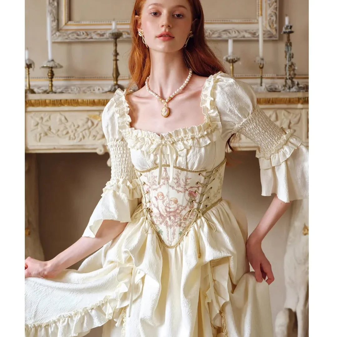 Ảnh 1 của Set Corset và Đầm Angel’s Cradle Lacemace