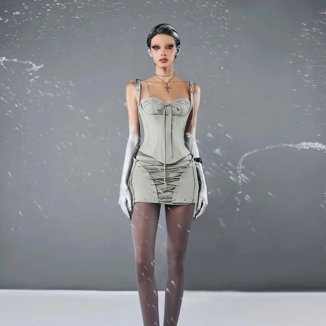 Ảnh 9 của Set váy Keira corset be nhạt nữ