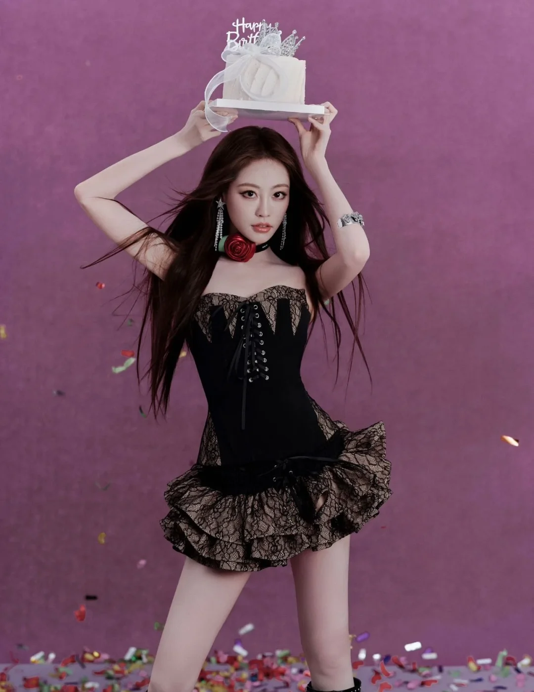 Ảnh 3 của Set Poison ren đen Lsoul size M nữ