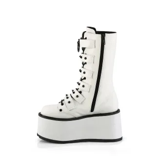 Ảnh 2 của Giày boot platform Demonia Cult trắng gothic