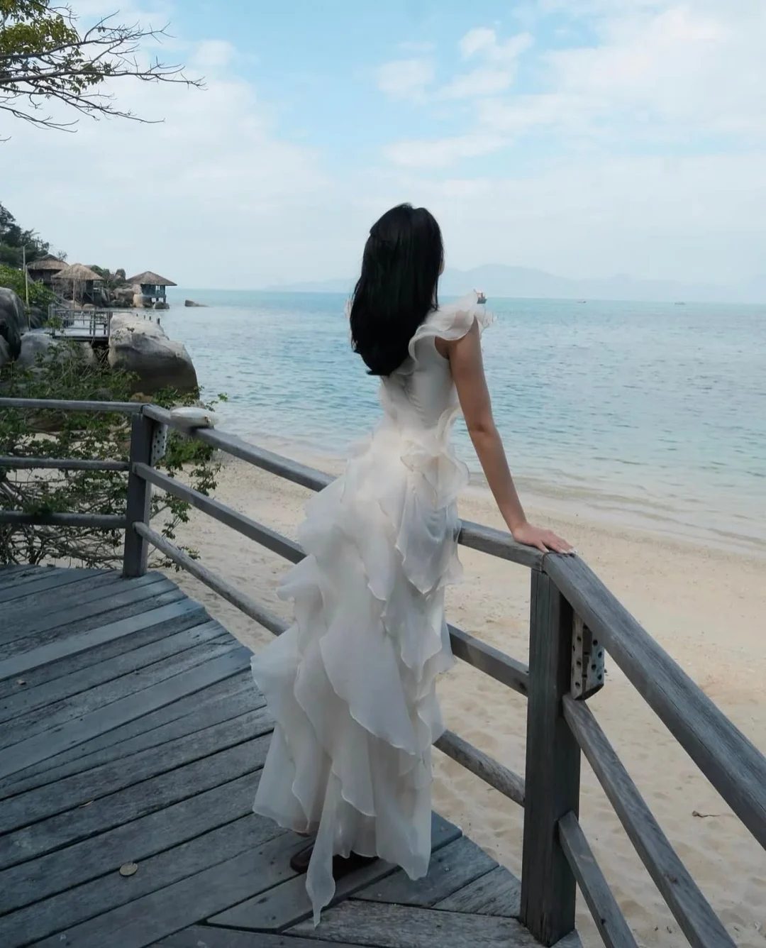 Photo 8 of Váy tiệc trắng Rosanie NAN size S