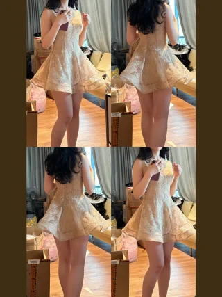 Ảnh 2 của Váy ren Yasmin be Afrodille size S