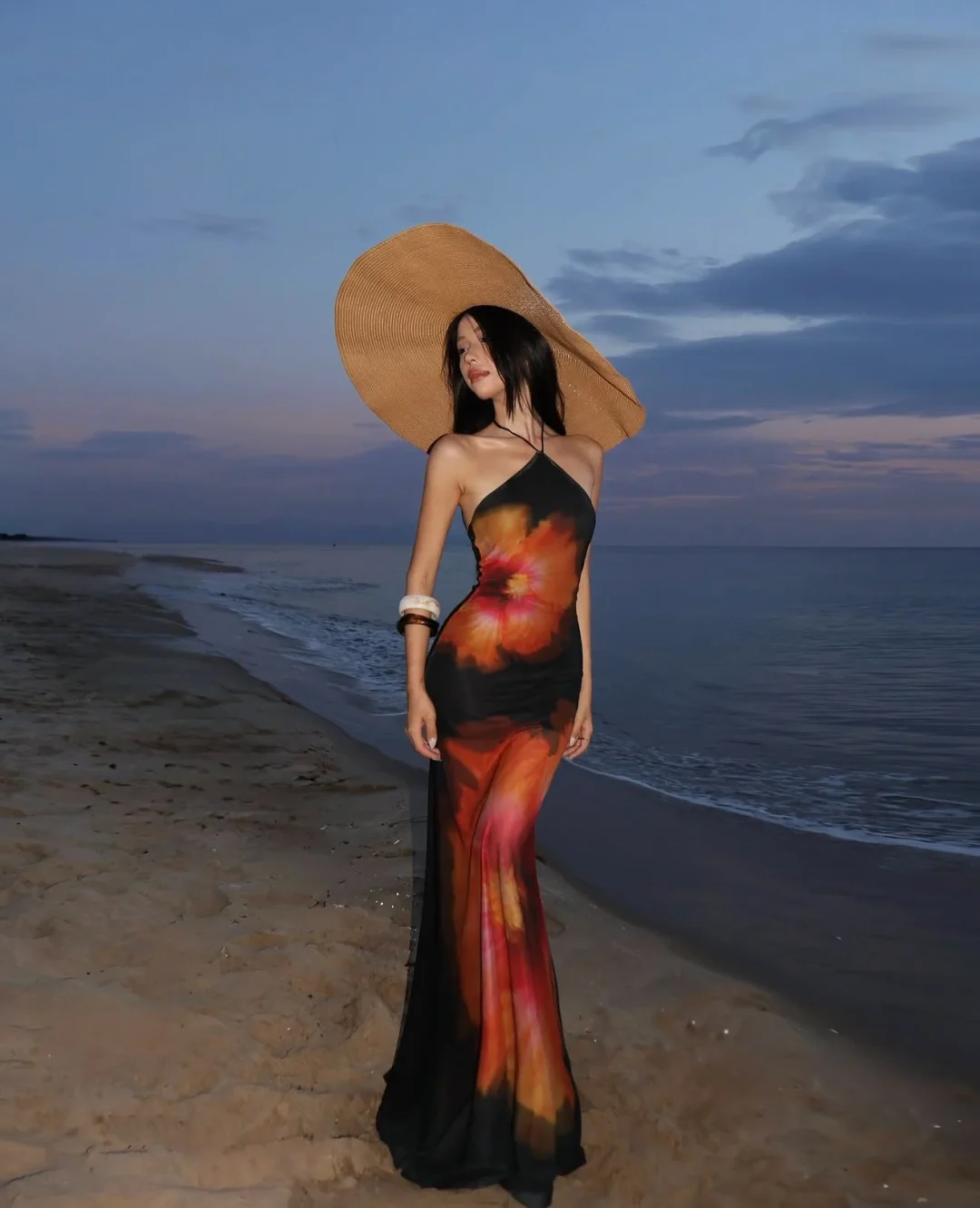 Ảnh 1 của Váy maxi in hoa Solea DD0010