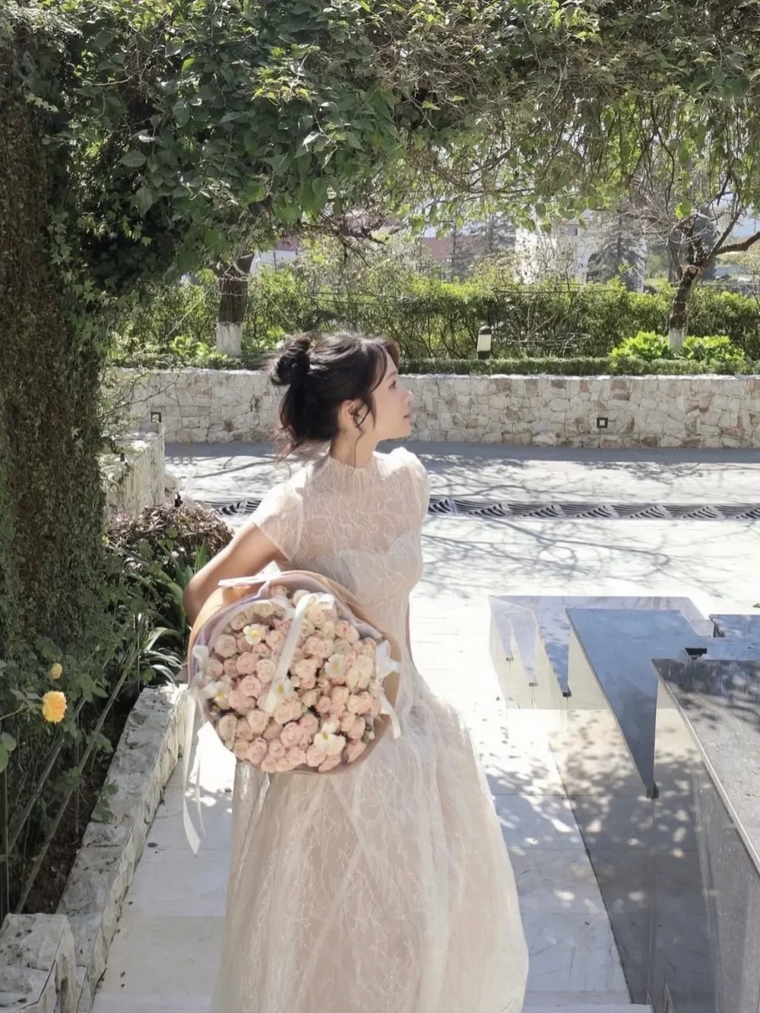 Ảnh 9 của Váy dài ren vintage Velia DK0024