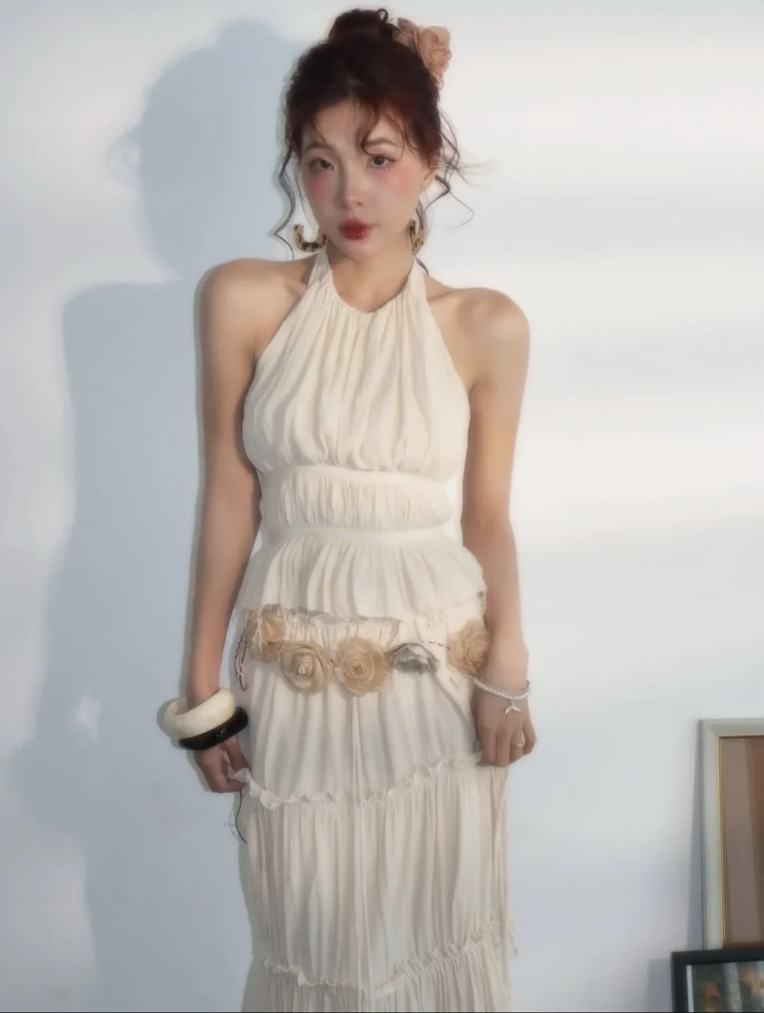 Ảnh 7 của Set Váy Maxi Boho Vyve Kèm Vòng Hoa