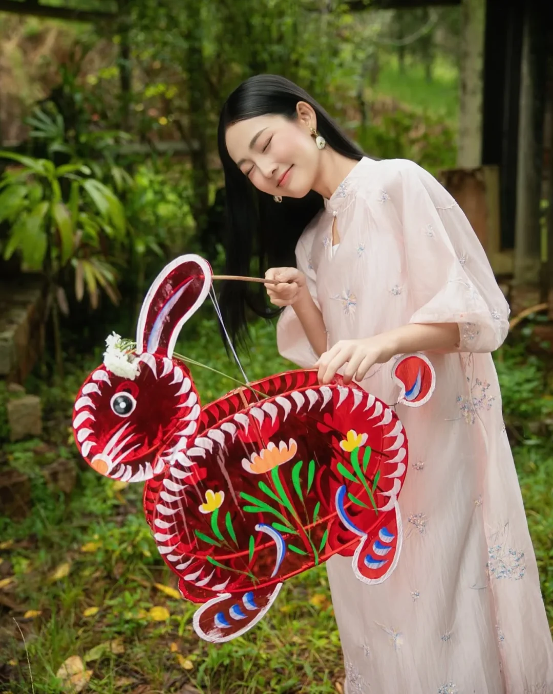 Ảnh 8 của Áo dài hồng cách tân Naked by V size M