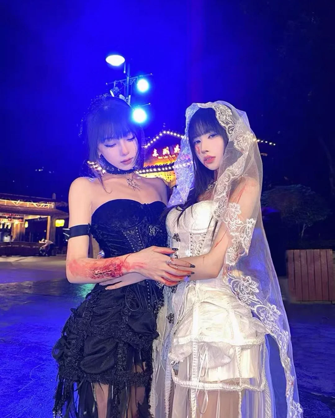 Ảnh 8 của Set White Alice Corset Trắng Gothic Lolita