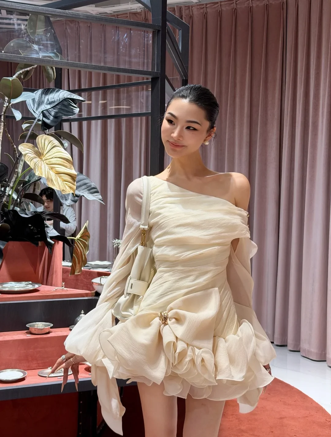 Photo 1 of Váy tiệc Nami Dress DK0005 màu kem