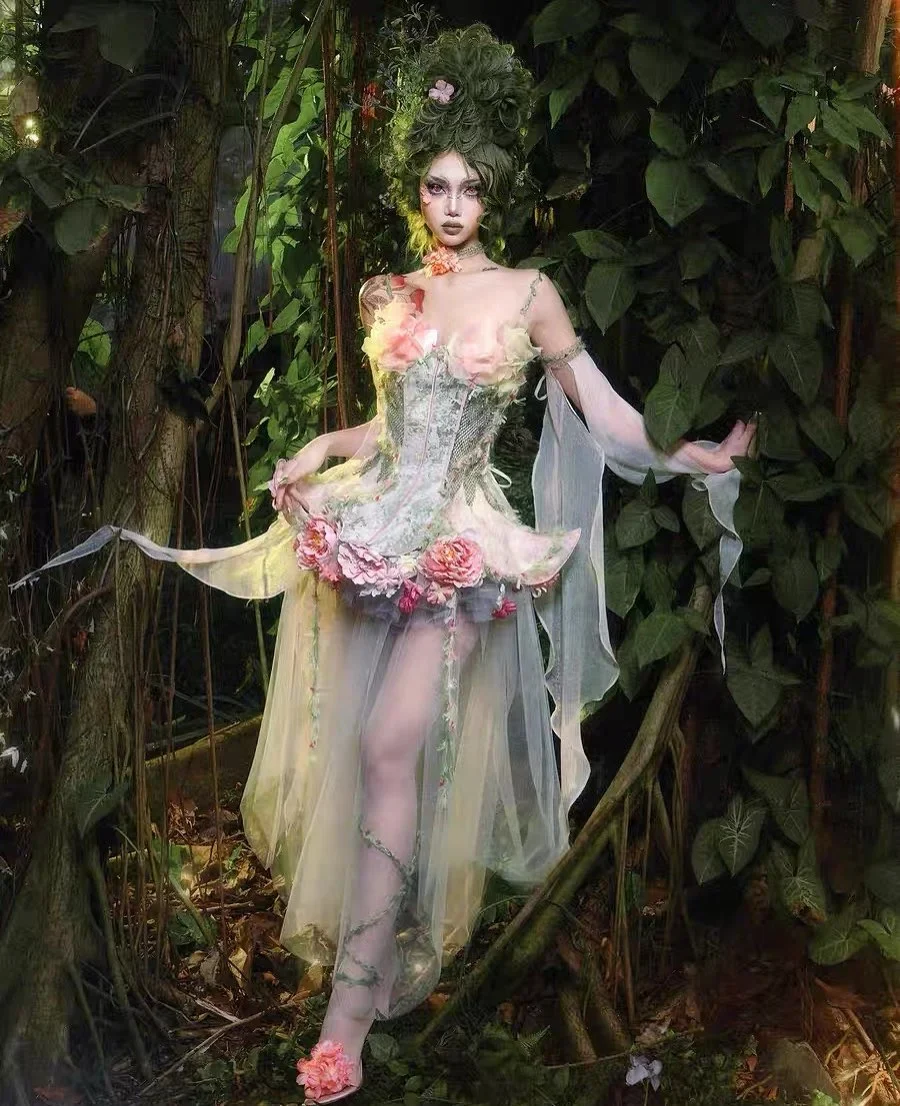 Ảnh 3 của Set váy Forest Fairy corset Blood Supply