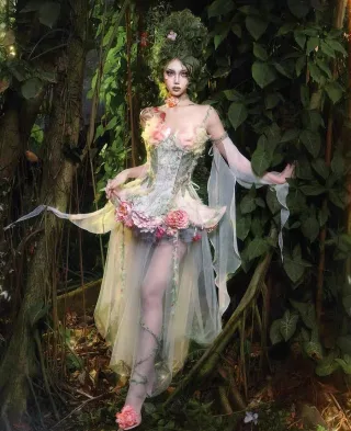 Ảnh 3 của Set váy Forest Fairy corset Blood Supply