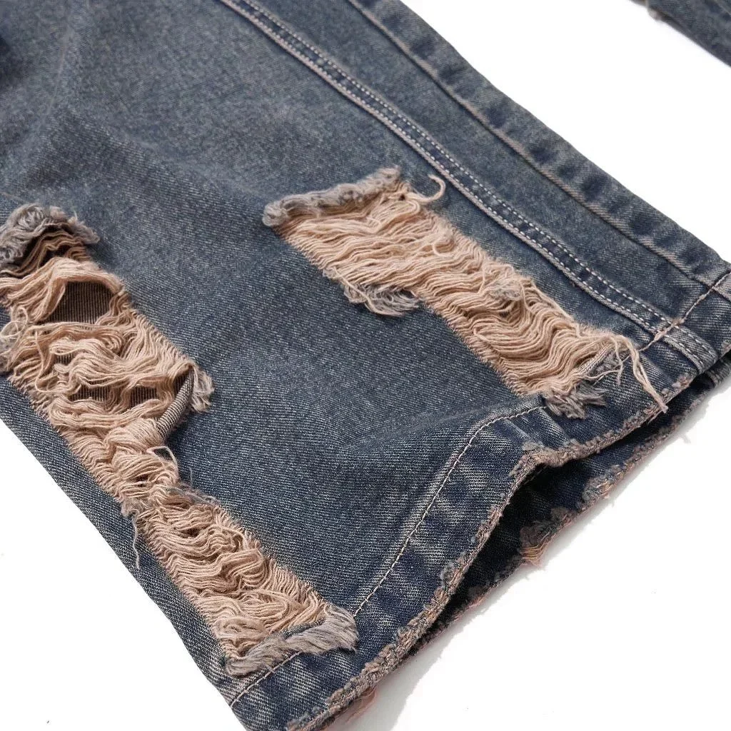 Photo 4 of Quần jeans cargo unisex Hades xanh nhạt