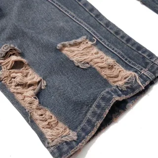 Photo 4 of Quần jeans cargo unisex Hades xanh nhạt