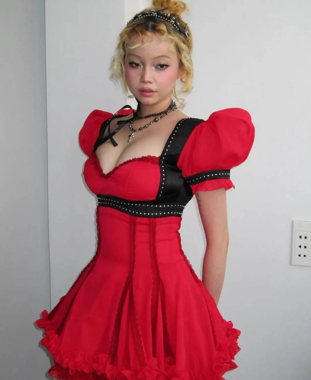 Photo 10 of Váy đỏ Gothic dự tiệc Princssclub