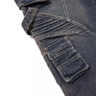 Photo 3 of Quần jeans cargo unisex Hades xanh nhạt