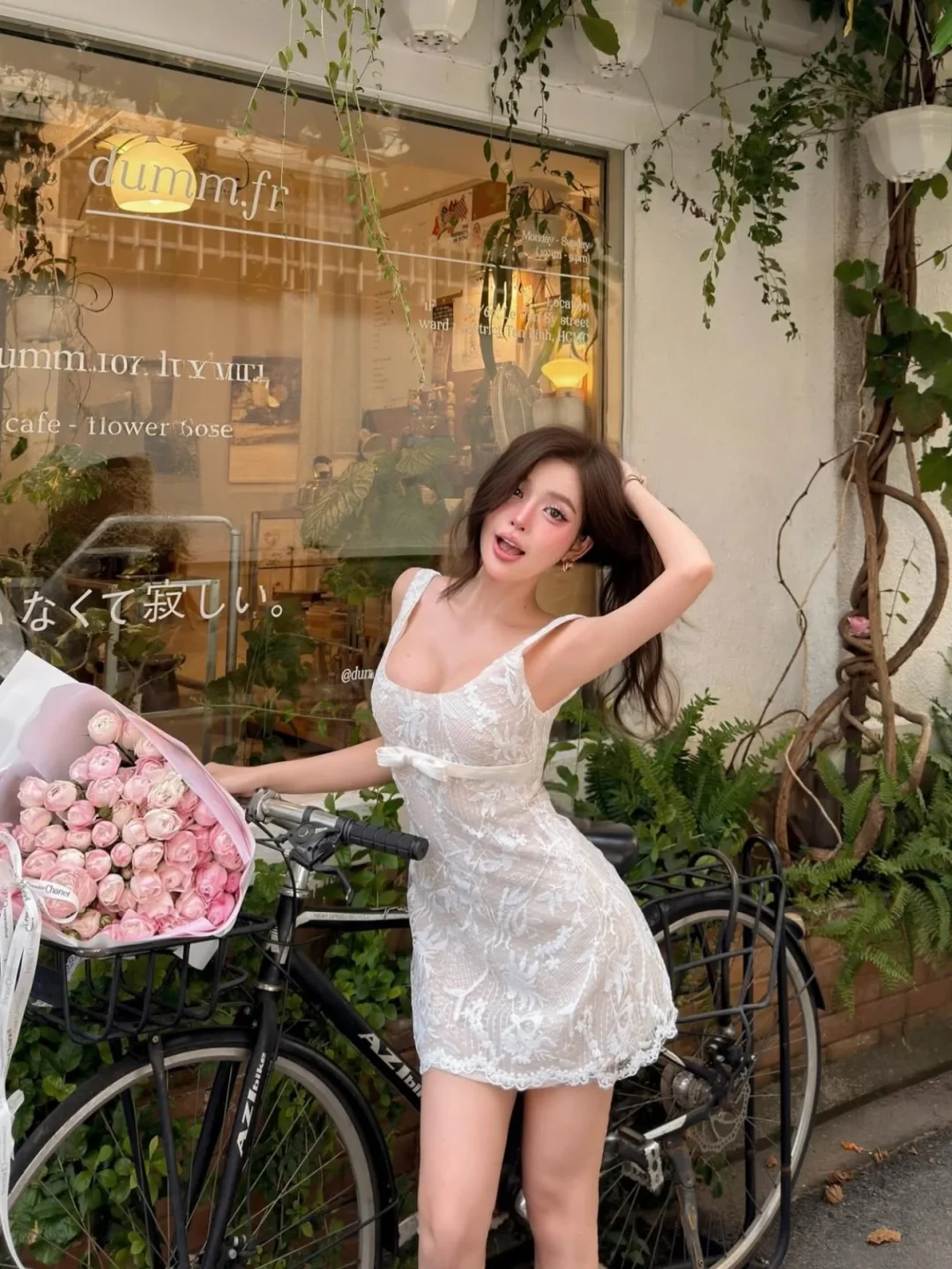 Photo 6 of Váy ren trắng ngắn Lume Dress Mirae