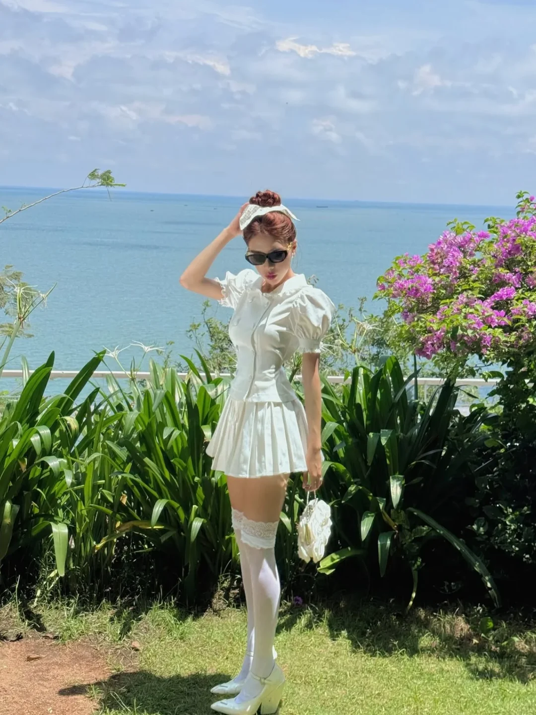Ảnh 5 của Set Áo Váy Trắng Nữ Tính Dési Studio