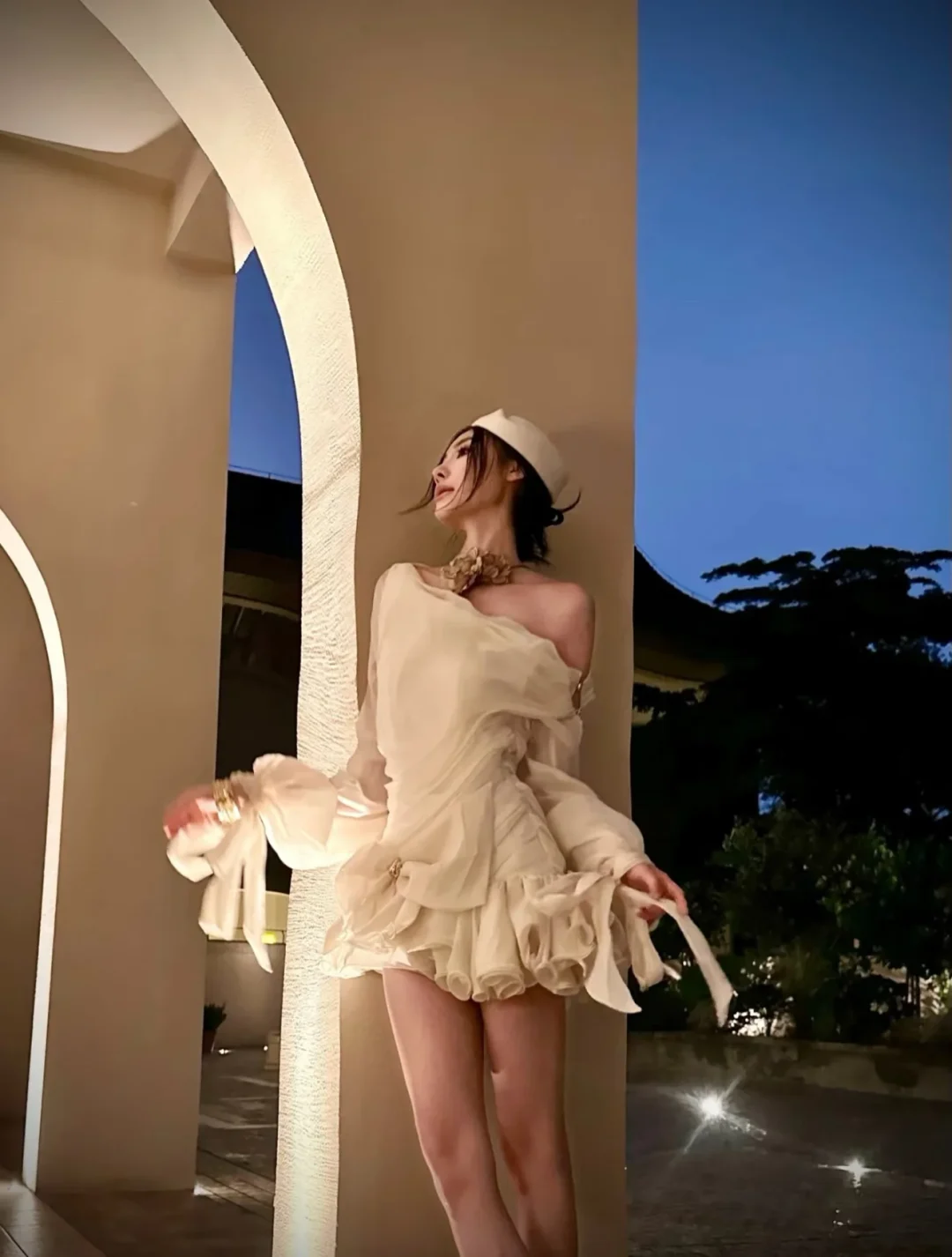 Photo 9 of Váy tiệc Nami Dress DK0005 màu kem