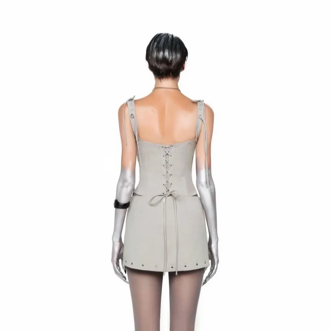 Ảnh 4 của Set váy Keira corset be nhạt nữ