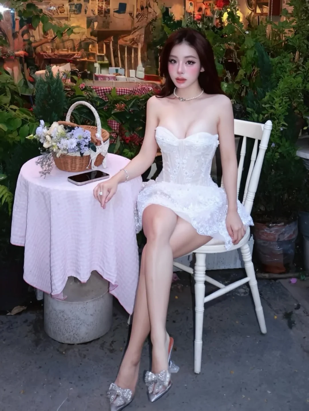 Ảnh 8 của Váy corset ren be ngắn Julie