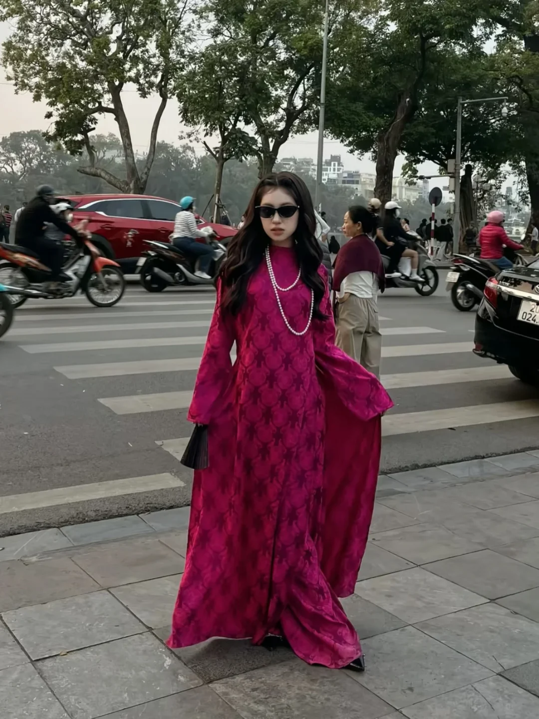 Ảnh 5 của Áo dài hồng Mãn Anh Đường freesize