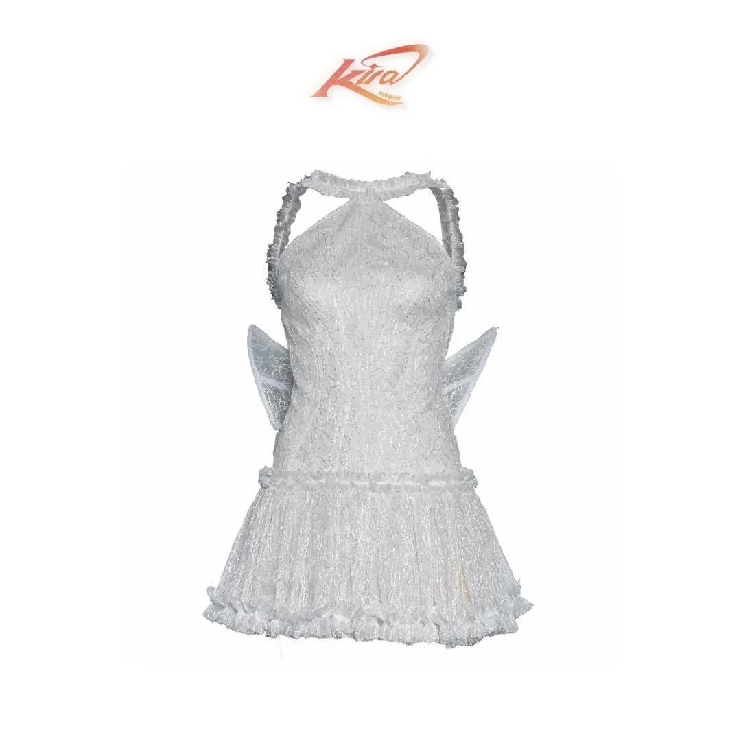 Ảnh 1 của Váy Foam Dress ren trắng LA LUNE